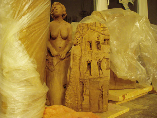 developing sculptures